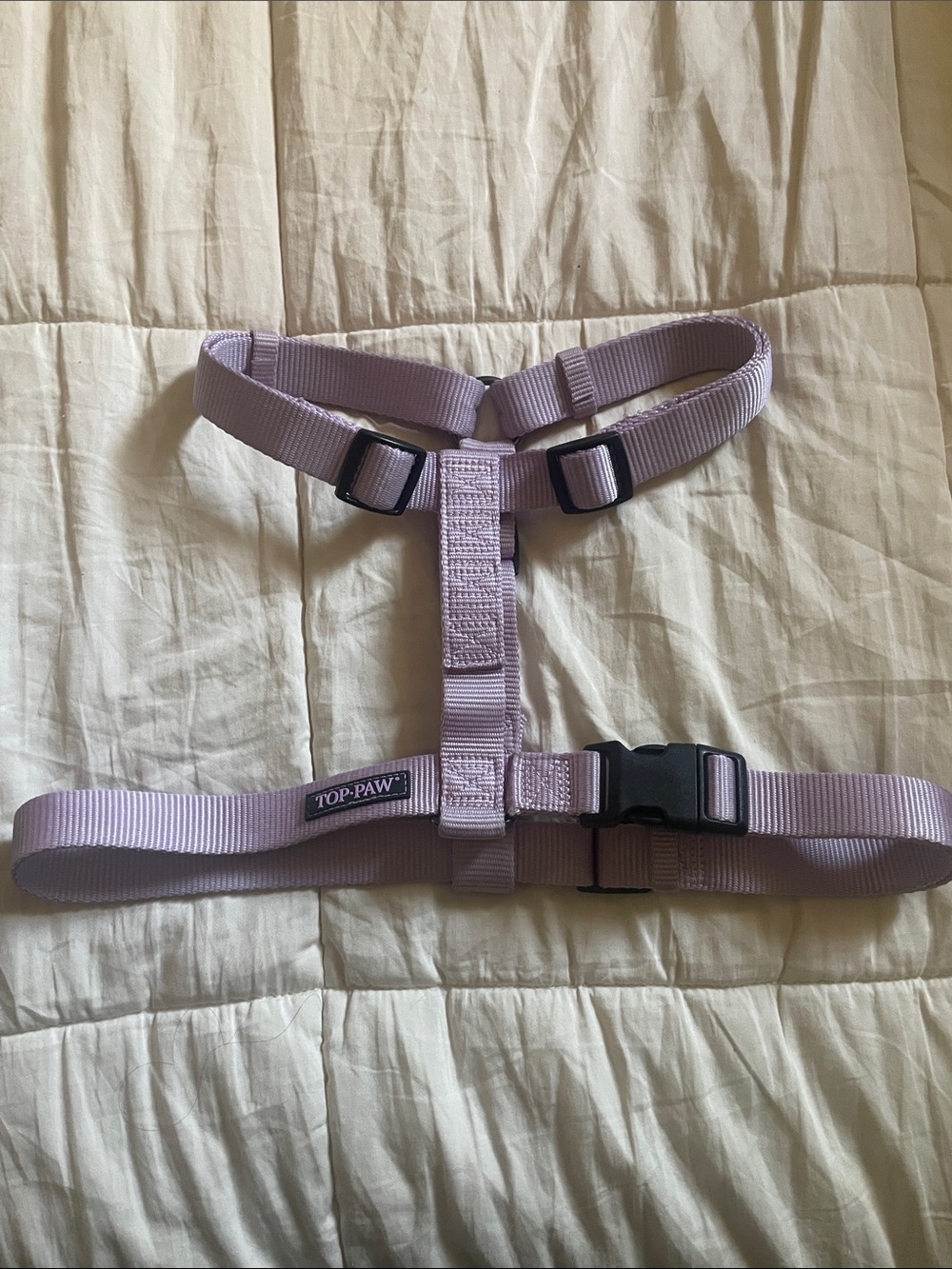 Top Paw Lavender Adjustable Pet Harness Size Large